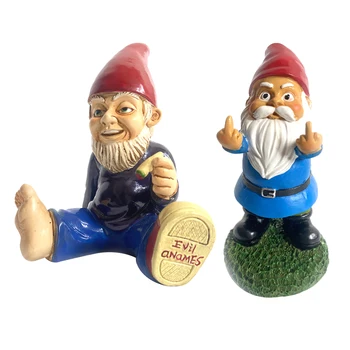 3D Eif Gnomes Dwarf Kääbus Teenetemärgi Figuriin Väljas Kodus Vaik Maastiku Teenetemärgi Skulptuur Võtta Päkapikk