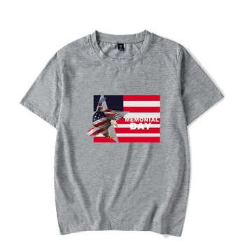 Lihtne Ja Ilus 3D-Poisid/Tüdrukud Klassikaline Tshirt Memorial Day T-särk 1868 PÄEV ptint O Kaela Must Meeste/Naiste Tshirt Pluss Suurus