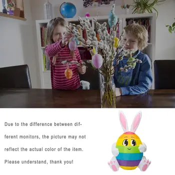 1,5 m Lihavõtted Inflatables Jänku Värvi Muna Jänes Väljas Sise-Easter Holiday Teenetemärgi Õue Muru Inflatables LED Tuled