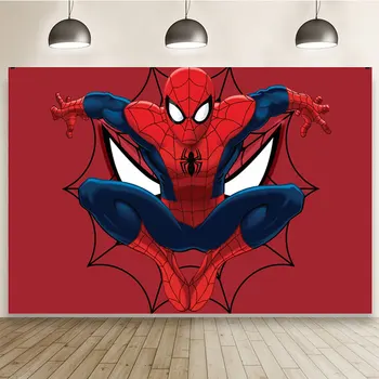 1tk Disney Spiderman Teema Baby Poiste Sünnipäeva Teenetemärkide Vinüül Fotograafia Tausta Isiku Tausta Foto Stuudio