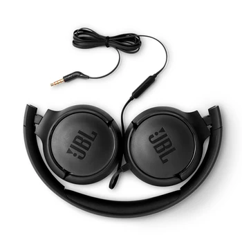 JBL T500 Kaabel Puhas Bass Kõrvaklappide Spordi Mäng, Jõusaal Peakomplekt Kokkuvolditavad Kõrvaklapid 1-button Remote Kerge koos Mic iPhone, Android