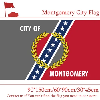 90*150cm/60*90cm/30*45cm Lipu Montgomery Alabama Osariik USA Tähistamine