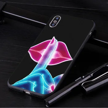 Neoon Illustratsioon Telefon Case For Iphone 6 7 8 Plus X-Xr, Xs 11 12 Mini Pro Max Fundas Kate Samsung