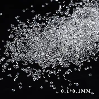 2021Fingertip Nail Art Kaunistused Superfine Kristall Liiv Micro Tsirkoonium Pakendada Sümfoonia Läbipaistvad Pikad Diamond Super Flash