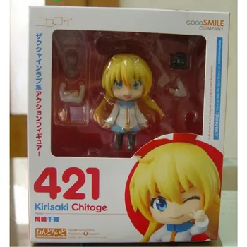 10cm Anime Armas Nisekoi Chitoge Kirisaki Anime Tegevus Joonis PVC Kogumise Mudeli mänguasi juguetes brinquedos jõuludeks kingitus