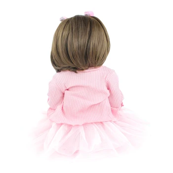 Whosesale 48 CM Täis Silikooni Sündida Tüdruk Baby Doll 19 tolline Vinüül Printsess Vastsündinud Sünnipäeva Kingitus Bonecas Ujuma Mänguasi
