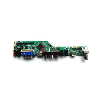KitHDMI-ühilduv USB-VGA LVDS 20 Pin 1CCFL LCD maatriks juht pardal Analoog signaali Sobib N121I9/N121IA/QD12TL01/QD12TL02 1280*800