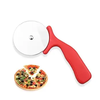Roostevabast Terasest Pizza Lõikur Terav Tera Ratta Slicer Vastupidav Temperatuuri Taluva Leibkonna Köök Käsitöö Pannkook Tööriist