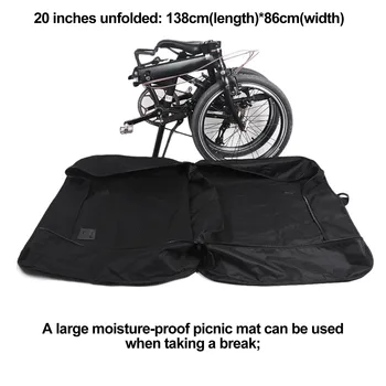 Folding Bike Carring Kott Jalgrataste Laadimise Pakett Jalgratta Hoiustamise kott Reisi Konteiner Väljas Reisi 20inch