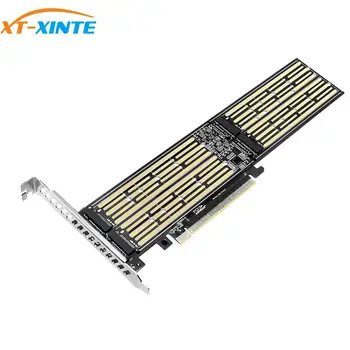 M. 2 PCIE Ärkaja X16 Adapter, Mälukaart 4-Ketta Liides 32Gbps Laiendamise Kaart NVME M Key/B+M Võti 2230/2242/2260/2280/22110 SSD