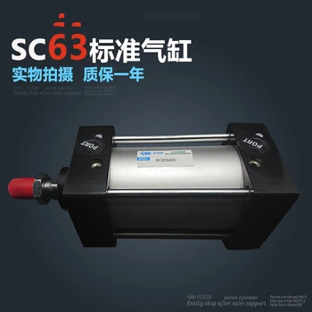 SC63*1000-S Tasuta kohaletoimetamine Standard õhu silindrid ventiil 63mm läbimõõt 1000mm insult ühe rod double acting pneumosilinder