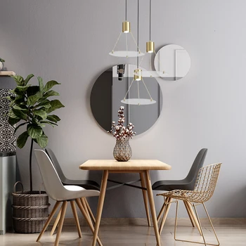 Põhjamaade kaasaegse led glass ball lühter valgustus köök, söögituba, baari lumiere söögituba kerge magamistuba rippus lamp