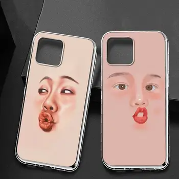 3D naljakas nägu, Telefon Case for iPhone 11 12 pro XS MAX Mini 8 7 6 6S Pluss X 5S SE 2020 XR