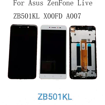 Algne LCD Ekraan Asus ZenFone Live ZB501KL X00FD A007 LCD Ekraan Puutetundlik Paneel Raami Digitizer Assamblee+Tool