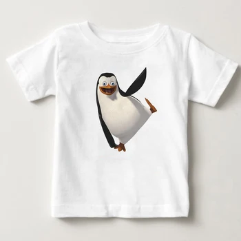 Suvel Lapsed Elevil, T-Särgid The Penguins Of Madagascar T-Särk Poiste Ja Tüdrukute Armastus Kapten Era-Pico Riided MJ