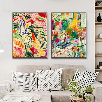 Henri Matisse Värv Abstraktse Klassikaline Reproduktsioon Lõuend Print Maali Kunst Seina Pildid Elutuba Hotel Veranda Home Decor