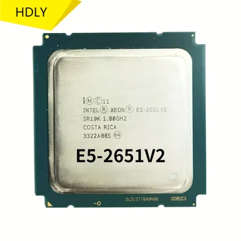 Intel Xeon Processor E5-2651 V2 E5 2651 V2 PROTSESSOR 1.8 LGA 2011 SR19K Kaksteist Südamikud Desktop protsessor e5 2651V2 normaalne töö