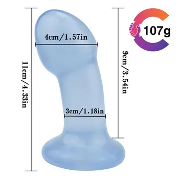 11CM Väike Suurus Anal Pistik Terve PVC Anal Dilataatorid Massaaž Stimuleerib Anus Seksi Mänguasi, Meeste ja Naiste Masturbatsioon Täiskasvanud Anal Mänguasjad