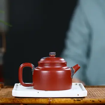 Yixing Zisha teekann kuulus meistrimehe puhas käsitöö Dahongpao Dezhong teekann general merchandise Teekann, Tee Komplekt