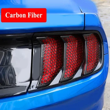 Auto Saba Valgus Katab Tagumiste signaaltulede suunatuli Kleebis 3D Kärgstruktuuri Ford Mustang 2018-2020
