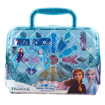 Disney printsess tüdrukud külmutatud 2 snow queen elsa anna printsess käekott Meik set lapsed Ilu teeselda mängida mänguasi