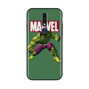 MARVEL-Hulk - eest OPPO F5, F7, F9 F11 F15 R9S R15 R15X R17 RX17 1 Pr 3 Pr, 5 Pr Pro Neo TPÜ Musta Telefoni Puhul