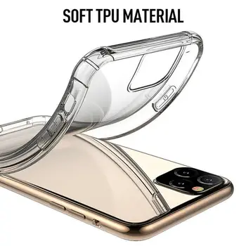 Läbipaistev, Selge, Kõva Plasti Puhul iPhone11 Pro XR Max 6S XS X 8 7 6 Põrutuskindel Kristall-Selge Katta Kaitsva Pluss