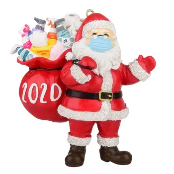 2020. aasta Jõulud Ripatsid Armas Santa Klausel Puu Rippuvad Kaunistused Isikupärastatud Xmas Party Festival Ripatsid Kingitused Lastele