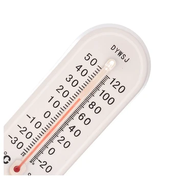 Siseruumides Ripats Väljas Termomeeter Kodu Ajutine Elavhõbe Osuti Valge Hygrometer