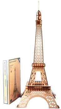 Laser cutting Maailmas Eiffeli Torni Puidust 3D Pusle Kokkupanek Puit Komplektid Laua Kaunistamiseks Laste Lapsed, Jõulud Kingitus