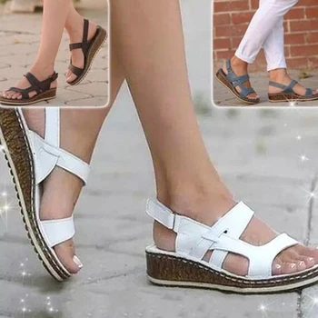 Naiste Suvel Avatud Varvas Mugavad Sandaalid Super Premium Pehme Ortopeediline Madala Kontsaga Kõndides Sandaalid Varba Korrektor Cusion