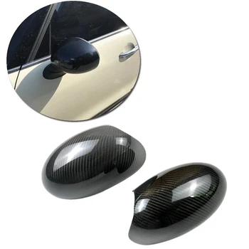 1 Paar Rearview Mirror Katta Carbon Fiber Pool Tahavaatepeegel Kate Caps MINI Cooper R50, R52, R53