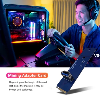 NGFF M. 2 USB 3.0 Kaardi Adapter M2 Klahvi M USB3.0 Ülekandmise PCIe PCI-E Ärkaja Kaart videokaardi (GPU) Kaevandaja Kaevandamine