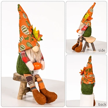 2021 Uus Jäävad Tänuga Gnome -, Plüüš-Kaunistused Maple Leaf Palus Elf Doll Ornament