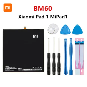 Xiao mi Orginaal BM60 6520mAh Aku Xiaomi Pad 1 Mipad 1 A0101 BM60 Kõrge Kvaliteedi Tablett Asendamise Patareid +Tööriistad