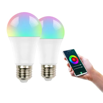 2tk ZigBee3.0 Tuya Smart Led Lamp Pirn E27 Valguse 220V 110V RGB+W+C Töötab SmartLife App Alexa Kaja Keskuses Google Smart Home