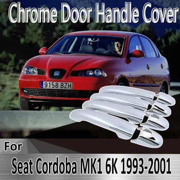 Näiteks Seat Cordoba MK1 6K 1993. aastal~2001 Stiil Kleebised Teenetemärgi Kroomitud ukselingi Kate värvi Remondil Auto Tarvikud