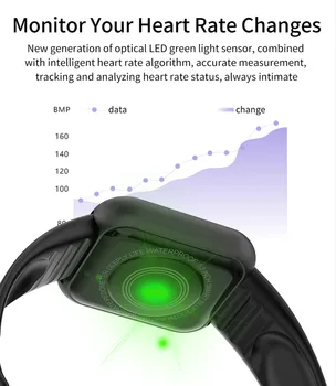 2021 Y68 Smart Vaadata Meeste ja Naiste vererõhk Fitness Tracker Kell D20 Veekindel Sport Smartwatch Jaoks Xiaomi Apple IOS Android