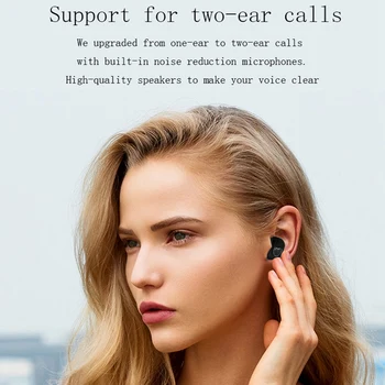 Jäätunud Bluetooth Kõrvaklapid Traadita Earbuds Käed Vaba Ettevõtluse Kuularid Sport Peakomplekt Muusika HIFI jaoks Kõik Nutitelefonid
