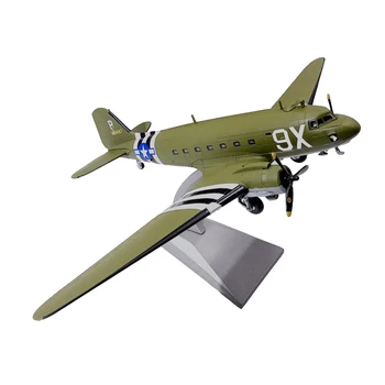 1:100 Mõõtkavas II Maailmasõja C47 Transpordi Mudel Lennuk Kit Diecast Lennuk