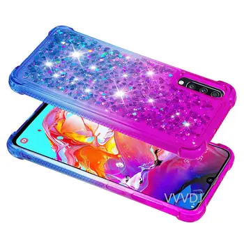Case For Samsung Galaxy A70, Räni, Soft Cover For Samsung 70 A7 2019 SM-A705FN A705 A705FN Dünaamiline Vedelik Raba Juhul 6.7