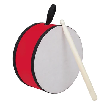 Käes Tamburiin (Punane)-käeshoitavad Löökpillid Drum Muusika Tamburiin, mille Sääred Sobivad Lastele, Täiskasvanutele