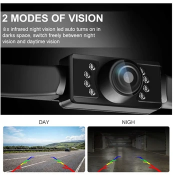 Traadita Auto tahavaate Kaamera 4.3 tolline LCD-Ekraan Öise Nägemise Vastupidine Auto Veekindel Backup Rv/Auto/Maastur