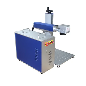 2021 hot müüa fiber laser-märgise masin pöörlevad 30W Raycus metallide graveerimine masin on hea hinnaga