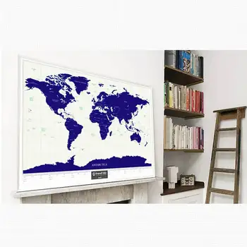 Maailma Kaart Maali Suur Suurus Plakat Retro inglise Kaardil Riikide Lippe Reisi-elutuba Office Decor Noctilucous