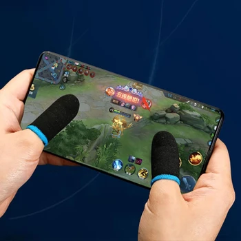 Süsinikkiust Mängude Sõrme Varrukad Mobile Gaming, Tõrgeteta ja Kõrge Taseme Mängijad Mobiilne Mängu Streamer