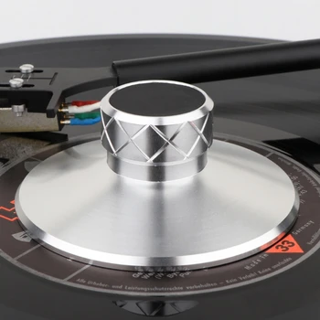 Alumiinium Vinüül Salvestada Audio Plaadi Turntable LP Stabilizer Kaal Vibratsiooni Tasakaalustatud Klamber Siiber