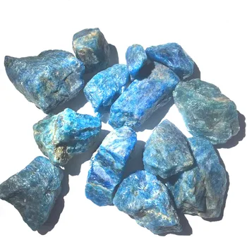 Looduslik Toor-Sinine Apatiit Töötlemata Kivid, Crystal Kruusa Mineraalid ja Kivid Töötlemata Gemstone Näidis