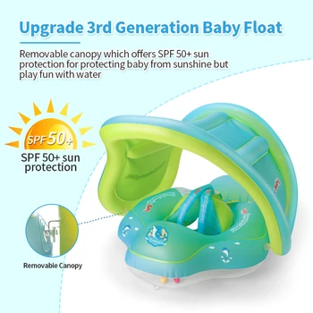Last Basseini Ujuma Paadiga Sõita Lastele Eemaldatav Võrade päikesekaitsefaktor Inflator 2 Suurused saadaval