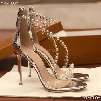 Crystal Kuninganna Naiste Sandaalid Pruudi Trahvi Kõrged Kontsad Pumbad Pulm Kingad Zapatos De Mujer Tacon Saltos Feminino 2021